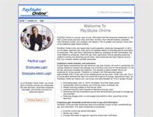 Tablet Screenshot of paystubsonline.safenetserver.com